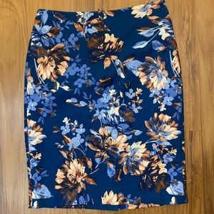 Like new floral Talbots pencil skirt
